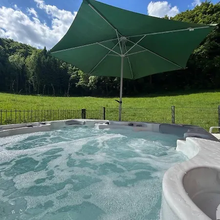 Wellness-chalet Am Badesee Fuer Bis Zu 10 Personen Rieden