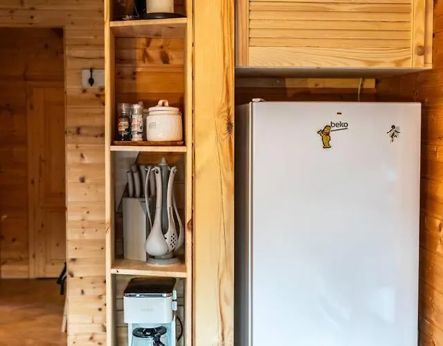 Wellness-chalet Am Badesee Fuer Bis Zu 10 Personen * Rieden