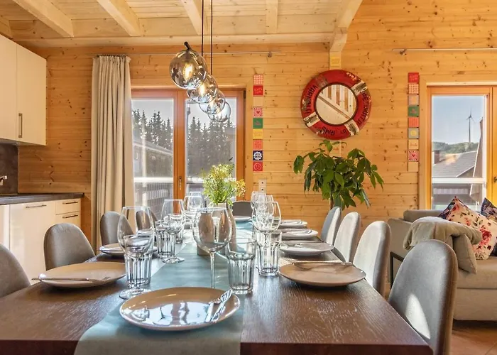 Wellness-chalet Am Badesee Für Bis Zu 10 Personen *