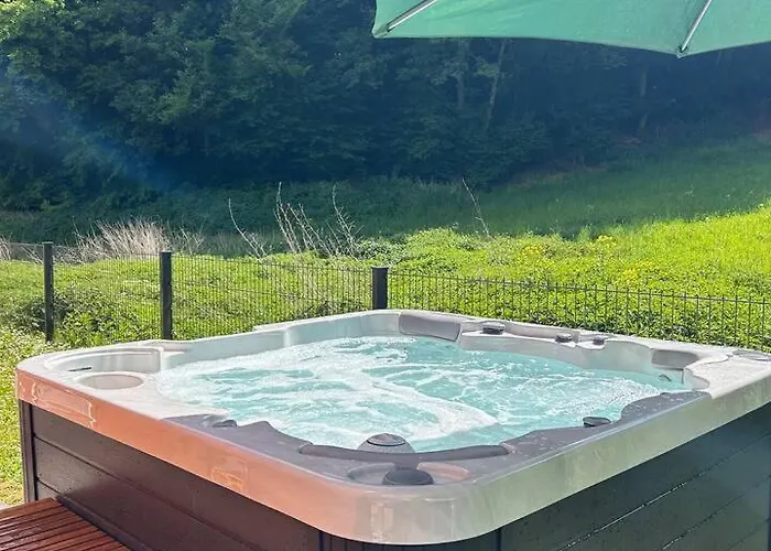 Villa Wellness-chalet Am Badesee Für Bis Zu 10 Personen