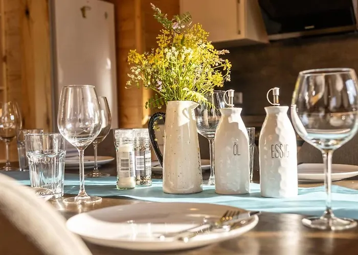 Wellness-chalet Am Badesee Fuer Bis Zu 10 Personen Rieden