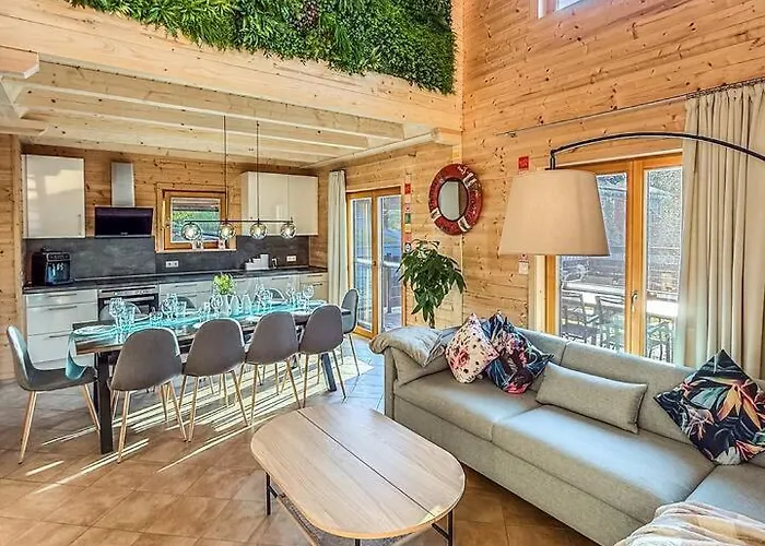 Villa Wellness-chalet Am Badesee Für Bis Zu 10 Personen *